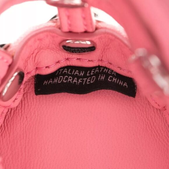 ALEXANDER WANG ROXY Leather Cage Bucket Bag Charm HANDCRAFTED Studded - Picture 10 of 12